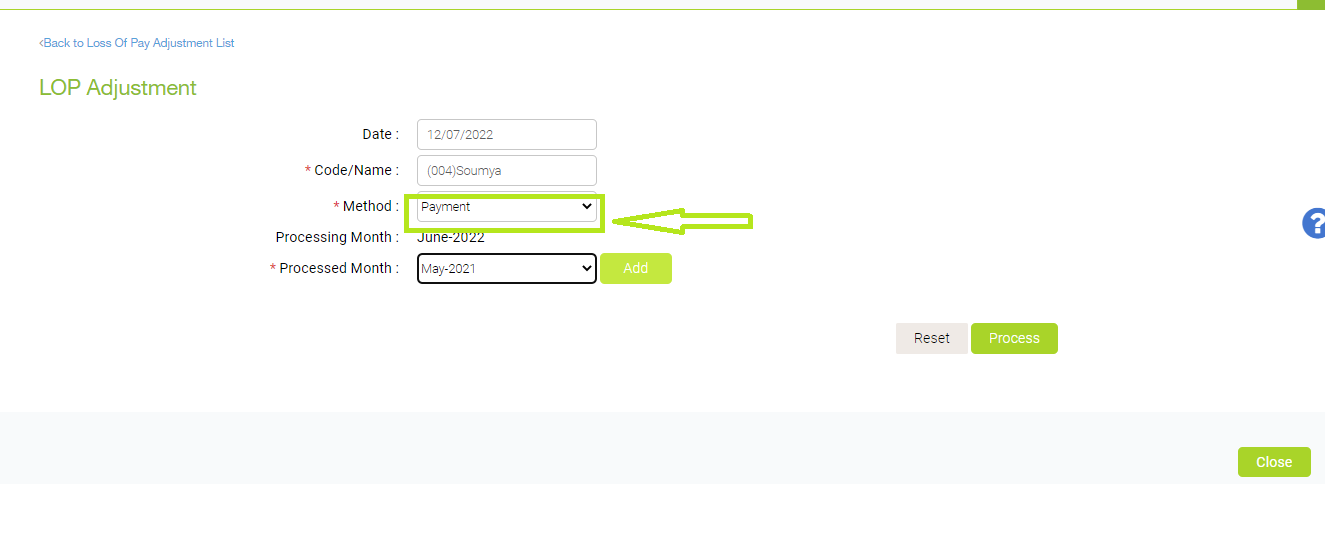 How to manage Loss of Pay (LOP) Reversal Help Center