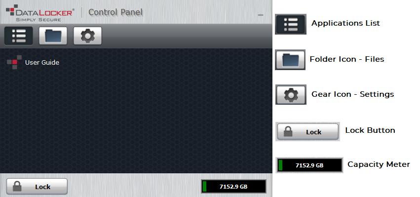 K350 Control Panel