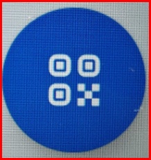 A blue circle with white text

Description automatically generated
