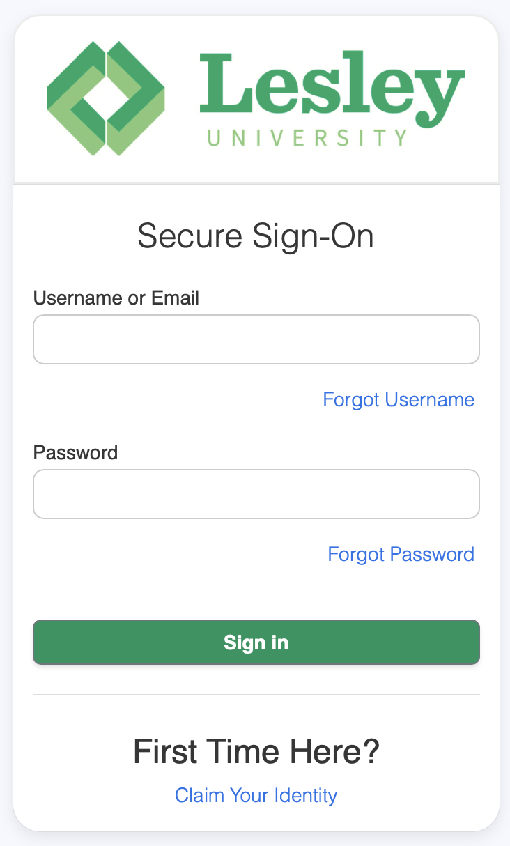 Screenshot of username entry at password site