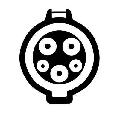 j1772 EV charger connector icon