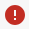 An exclamation mark in red circle indicating severe accessibility issues.