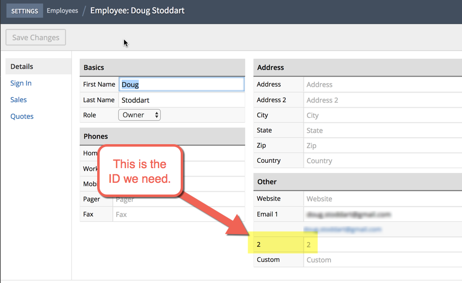 LSI005 Lightspeed Invalid foreign keys for Employee x BRM2.0 Help