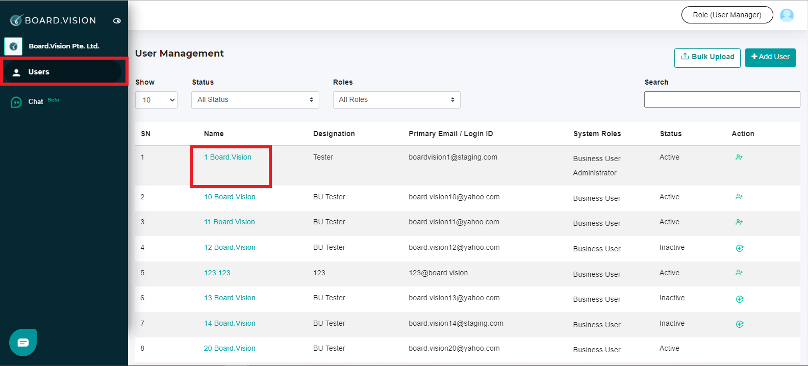 How to Edit an Existing User's Details : Board.Vision