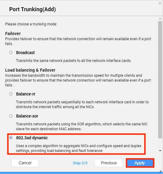 QNAP CREATING NIC TRUNKING ON UNMANAGED SWITCHES Digiphoto