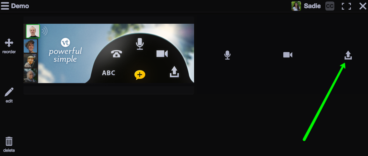 Add Slide to a VoiceThread Helpdesk