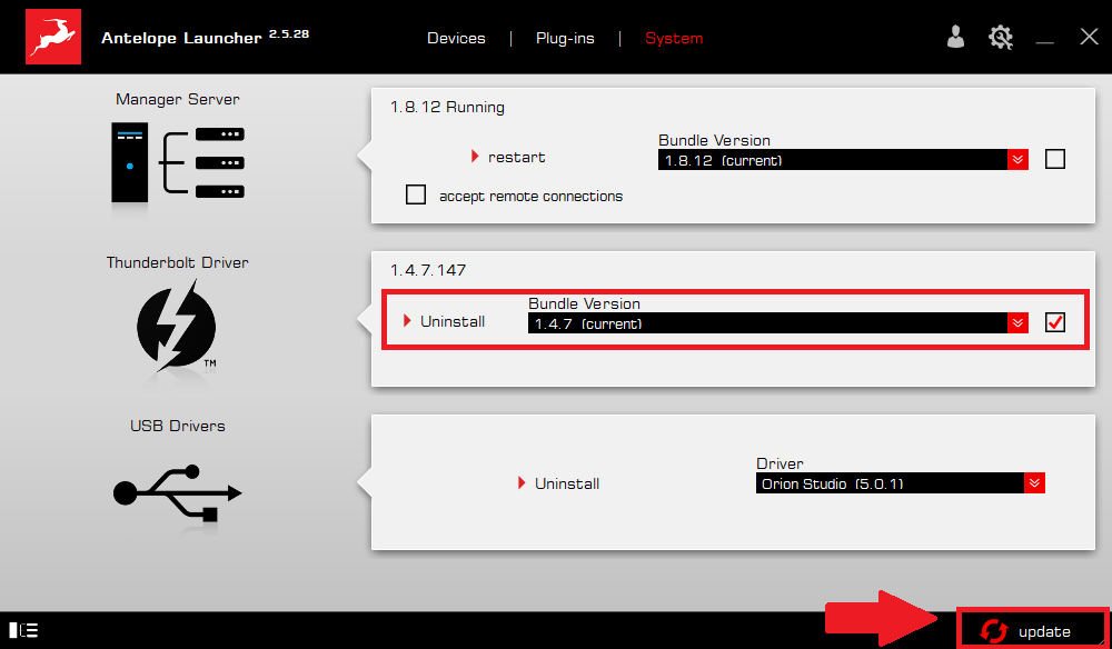 How to connect your Antelope Audio device via Thunderbolt Antelope
