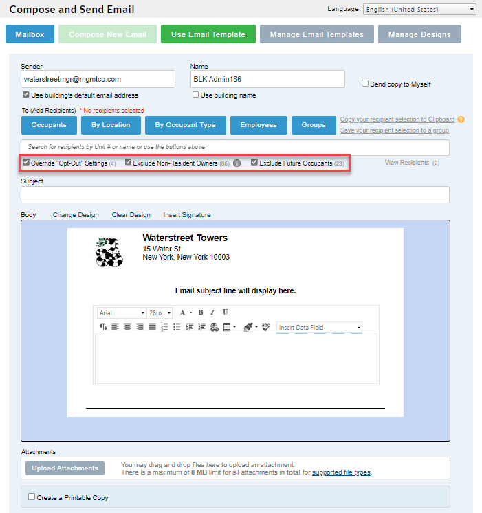 Wanadoo Emails Example Send Email Example