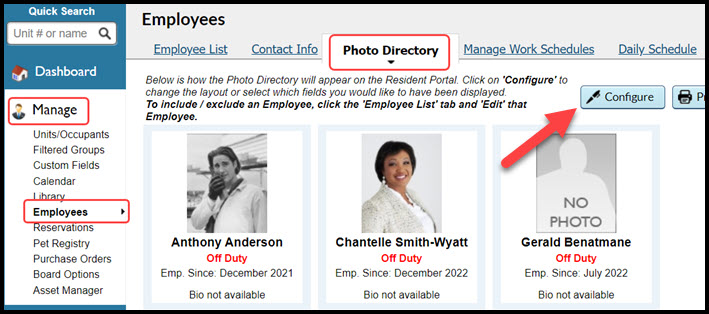 Employees : Staff Help Site