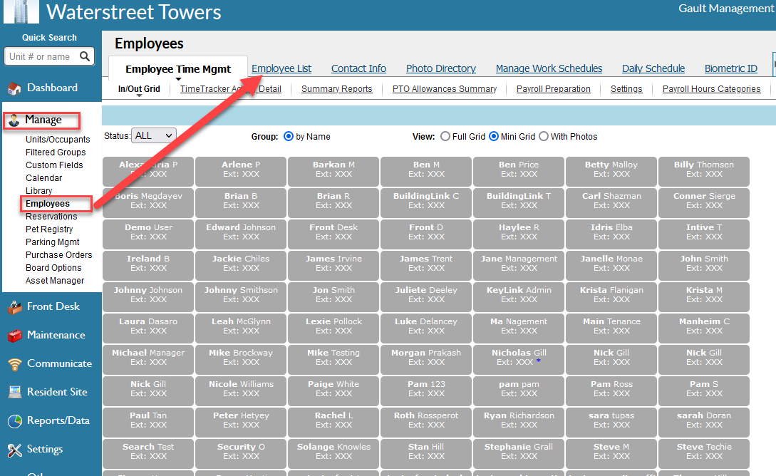 Retrieving Employee Credentials Staff Help Site