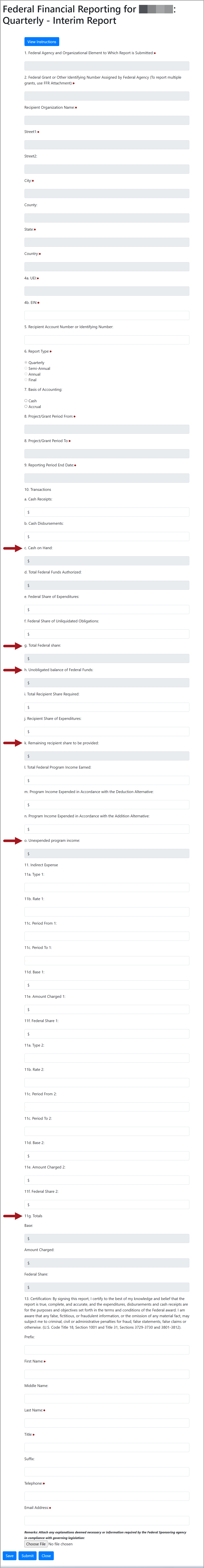 Blocks 10 and 11 Changes