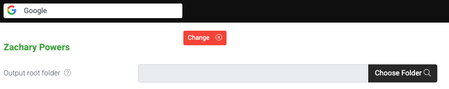 Google Picker Screenshot