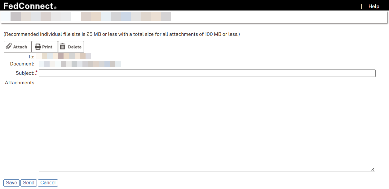 Example image to create New message