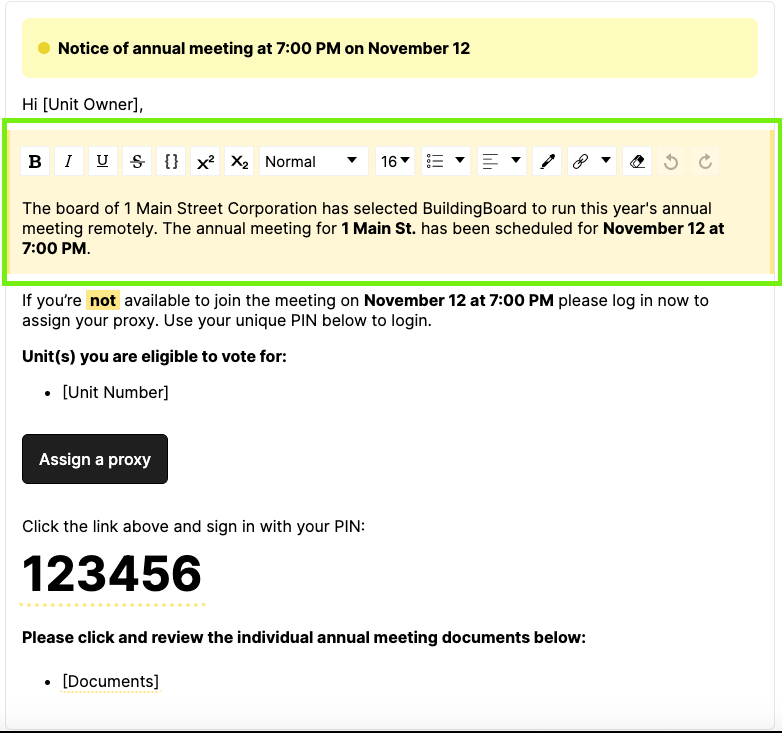 A screenshot of a email Description automatically generated