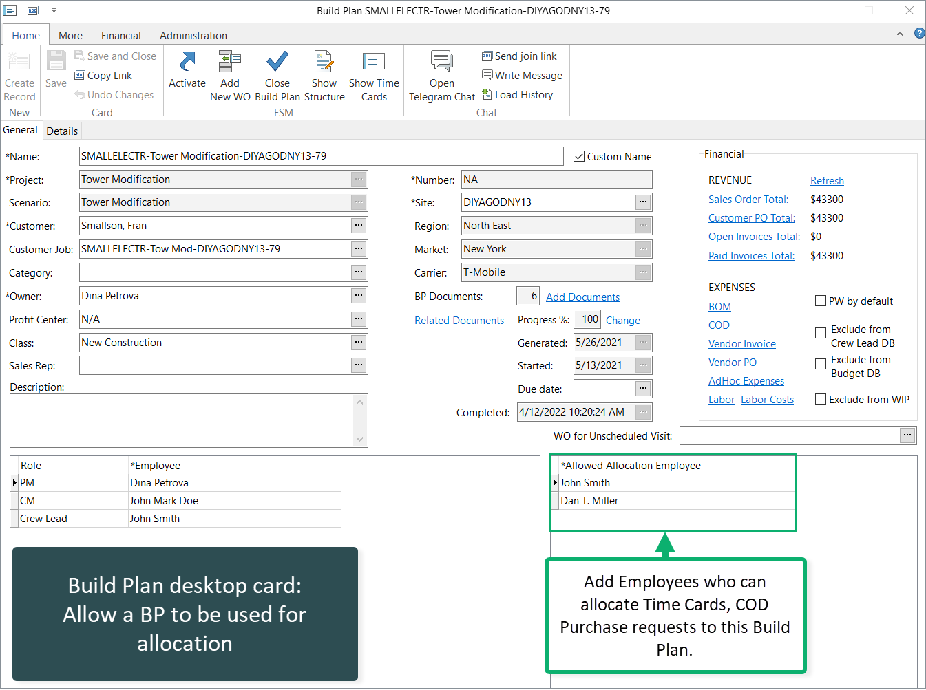 Build Plan desktop card: Allow a BP to be used for allocation