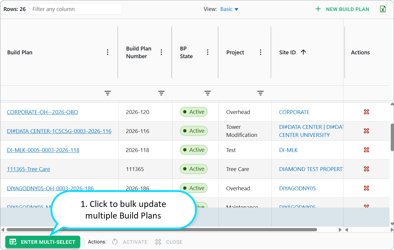 Build Plans dashboard: Click to bulk update multiple Build Plans