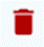 Title: trash can icon