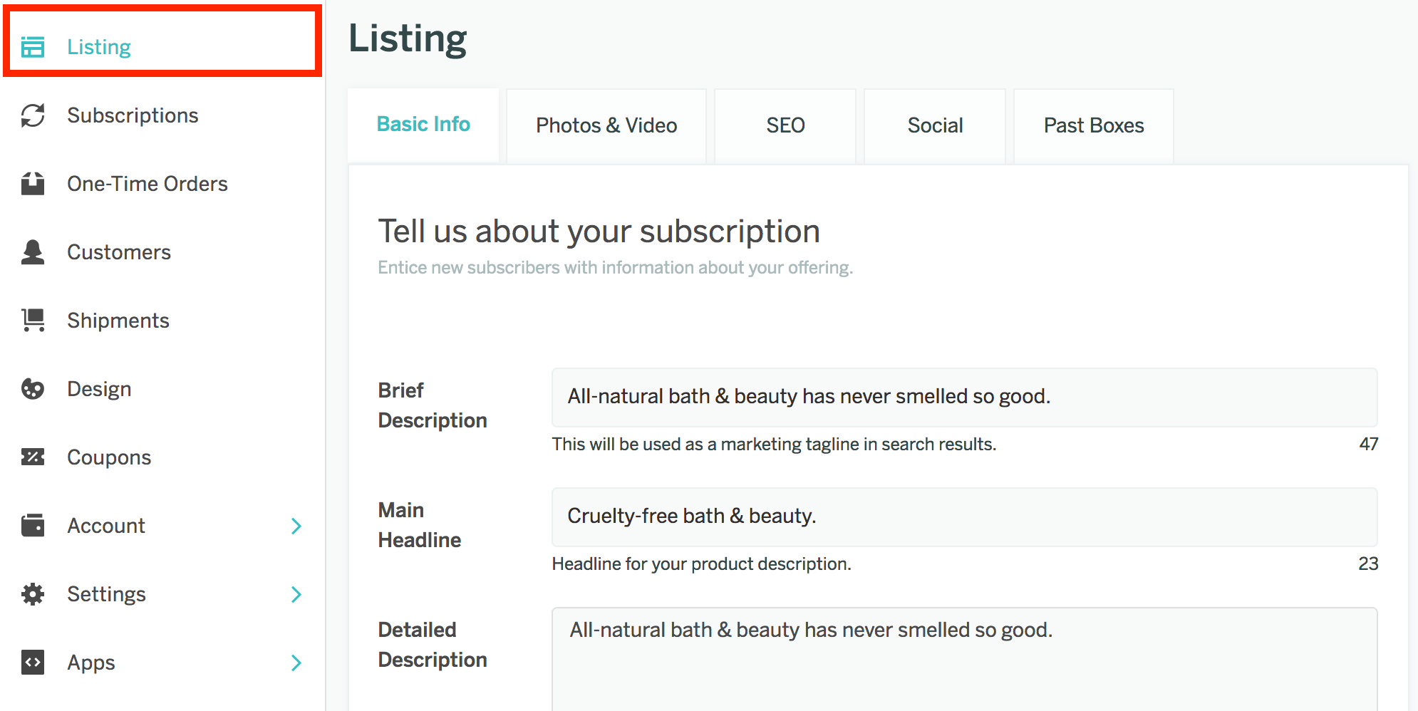 Adding a Coupon to Your Cratejoy Marketplace Listing Support