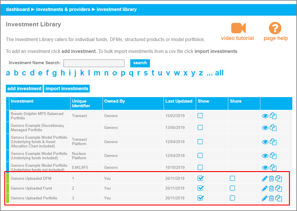 A Guide to Genovo's Bulk Investment Importer