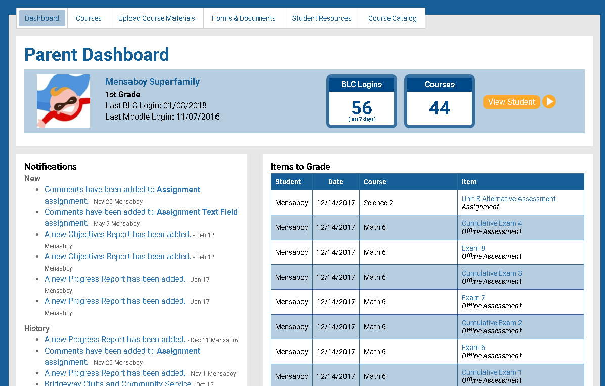 Blended LMS Grading Help Center