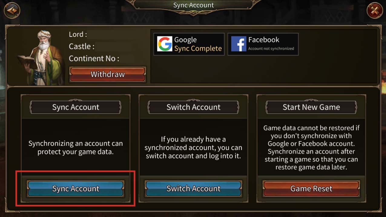 How to synchronize game account? Contact us