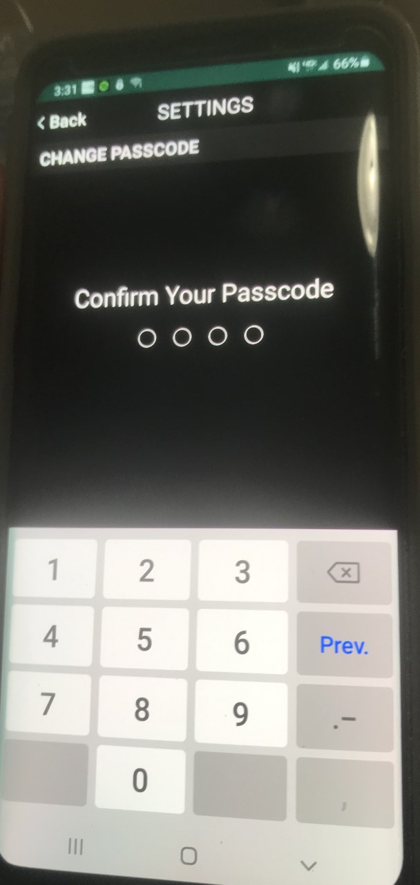 Lost 4 Digit PIN Support