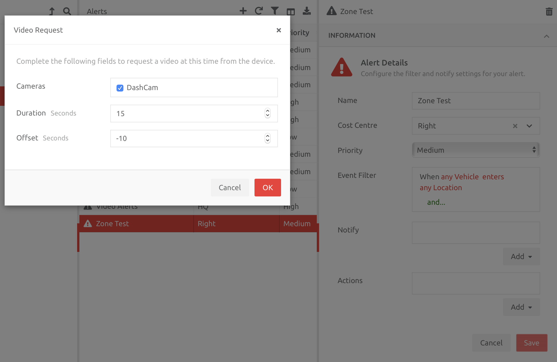 How do I request videos for an Alert? – Radius Telematics