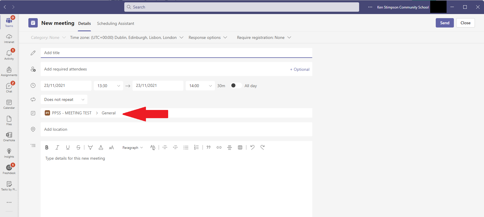 How To Schedule A Teams Meeting Via The Team Service Desk How To Schedule A Teams Meeting Via The Team Service Desk