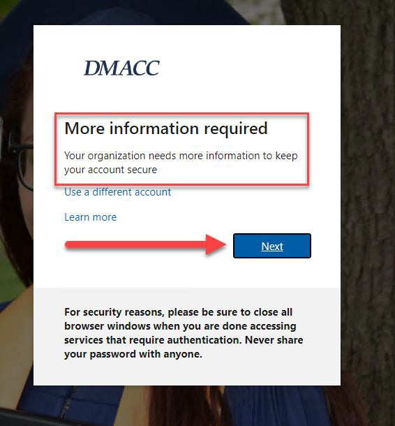 UPDATED (MOVED TO TDX)MFA Setup Alternate Method Des Moines Area