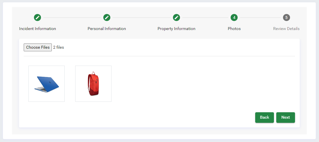Graphical user interface, application
Description automatically generated
