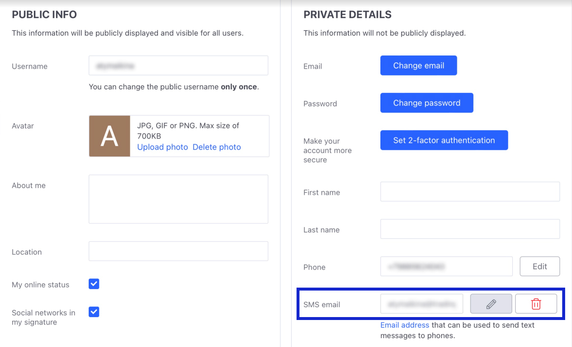 How to change the email-to-sms address used for alert notifications ...