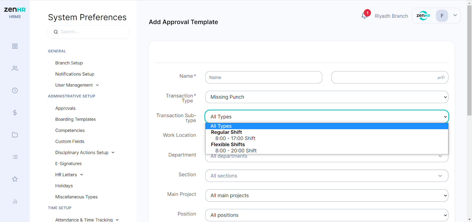 Missing Punches ZenHR