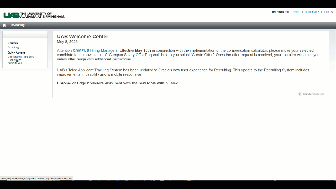 Screenshot of Exporting