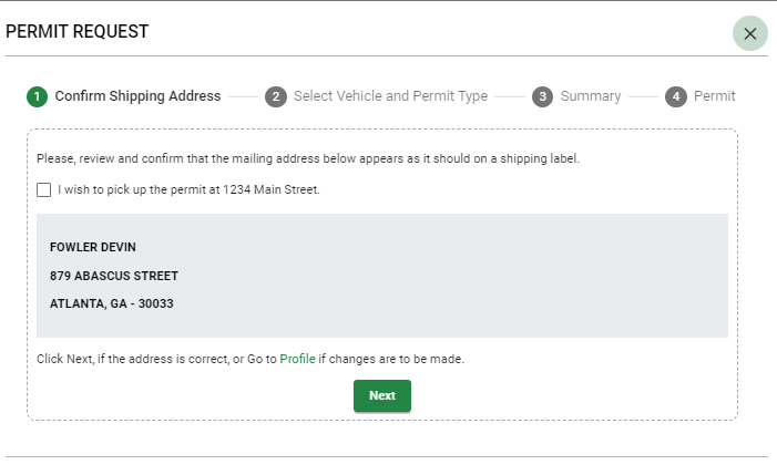 A screenshot of a mailing address

Description automatically generated