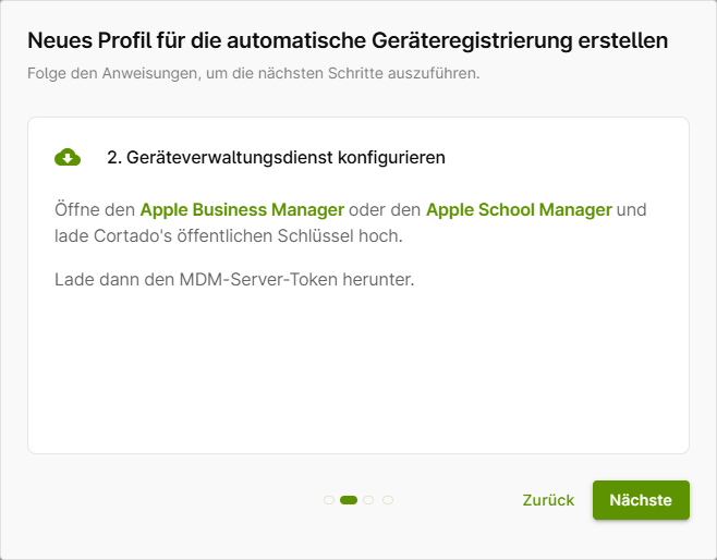 Apple Business Manager öffnen