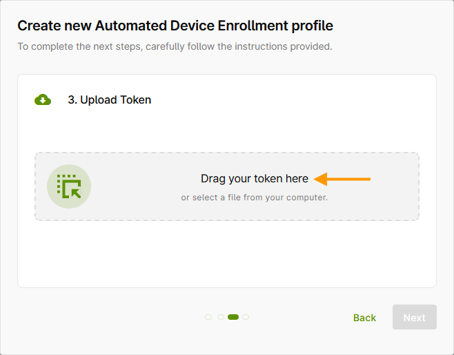 drag your token here