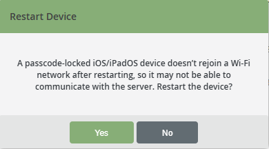 confirm notification