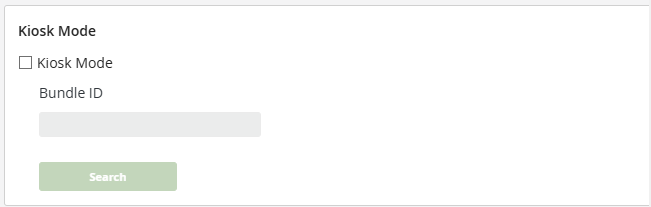 configure Kiosk Mode