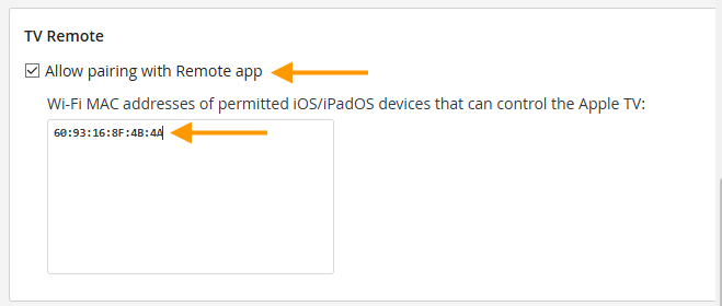 control device access