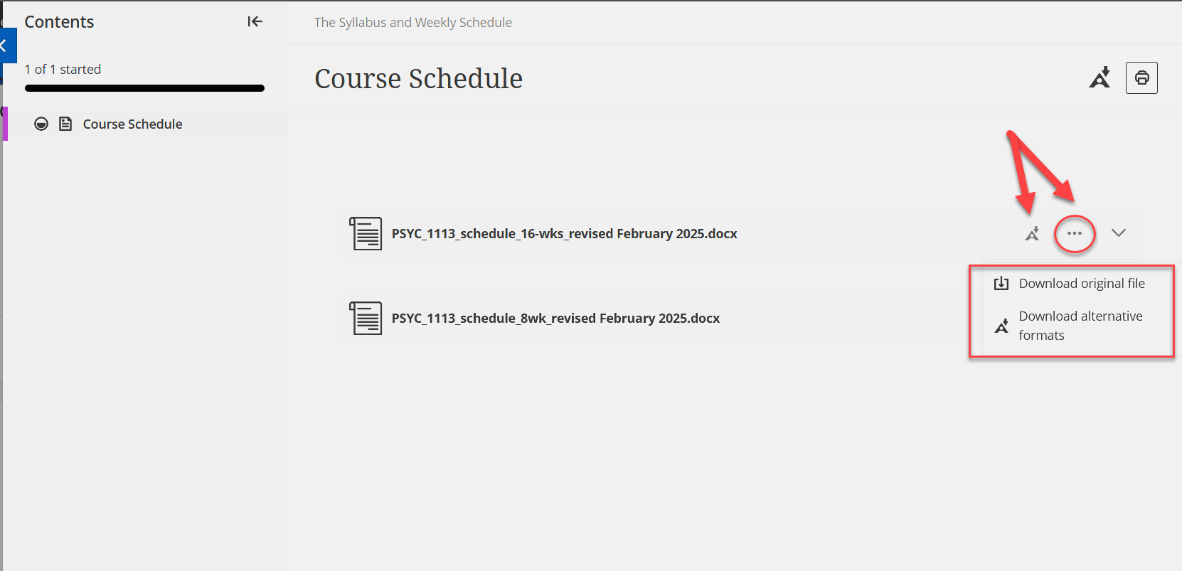Image depicting where to find file download options