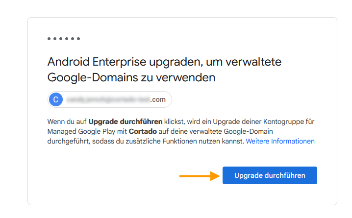 Upgrade durchführen