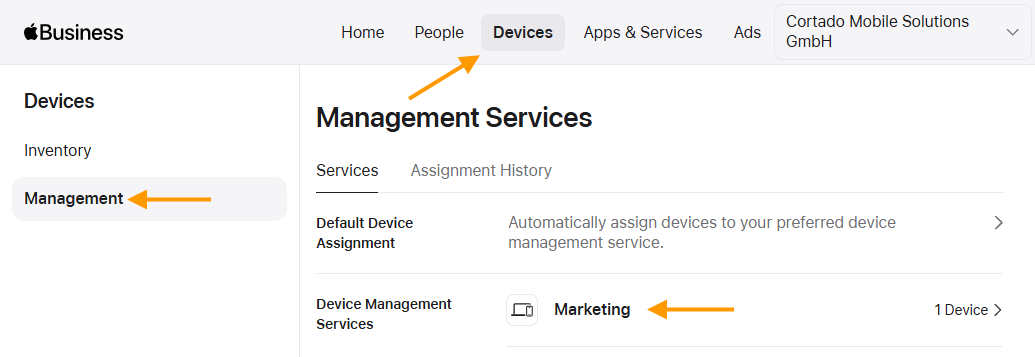 open device management service