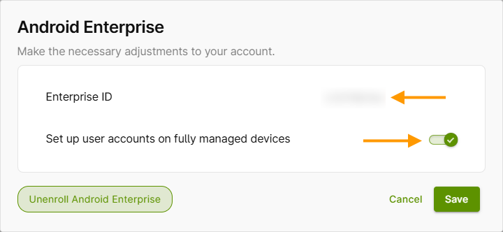 set up user accounts