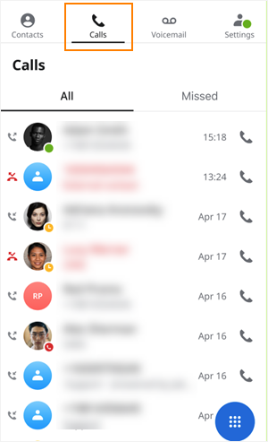 CallHistory