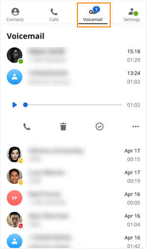 Voicemails