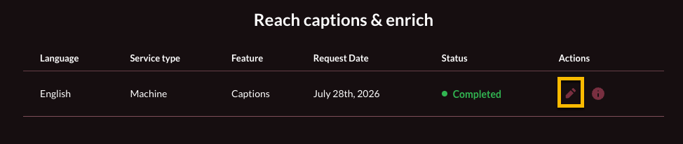 Edit Captions