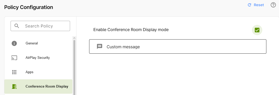 enable conference room display
