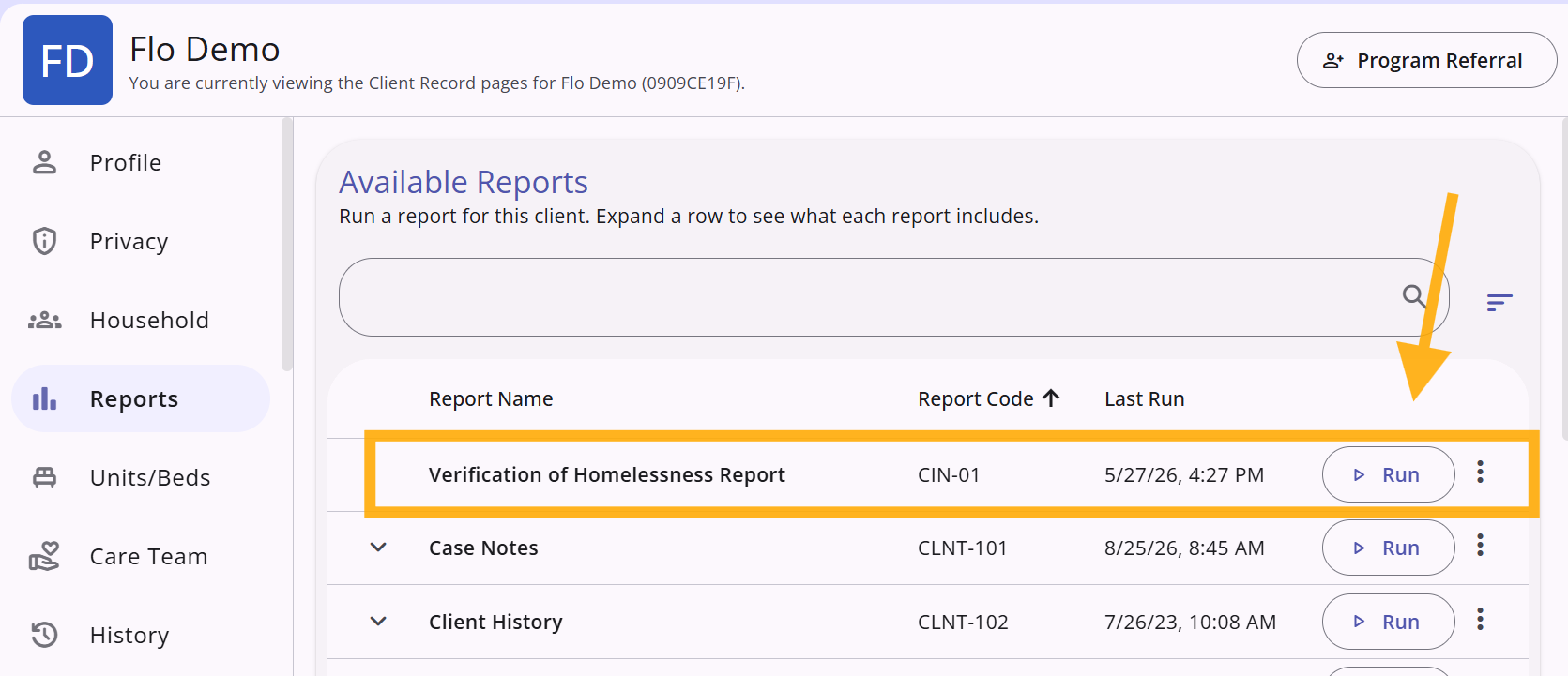 [CIN-01] Verification of Homelessness Report / Documenting Homelessness ...