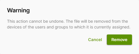 remove file