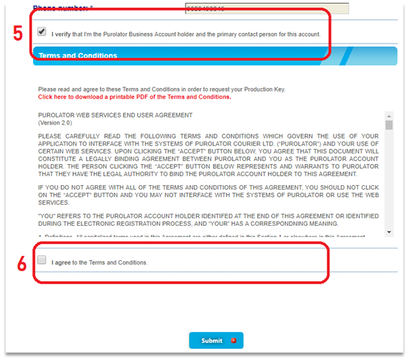 How to obtain and register a Purolator Production Key [StepbyStep